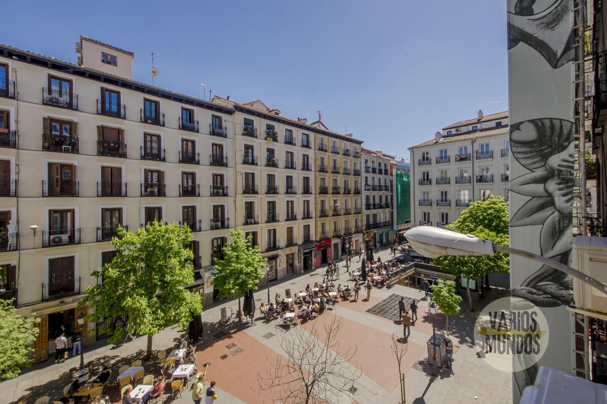 Confortable Apt Para 3 Pax A 1 Min De Gran Via Madrid Exteriör bild