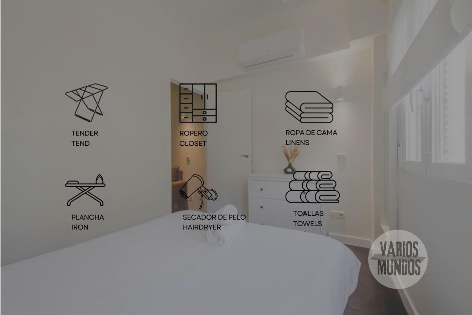 Confortable Apt Para 3 Pax A 1 Min De Gran Via Madrid Exteriör bild